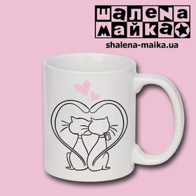 Прикольные кружки: Чашка Love 03 Котики